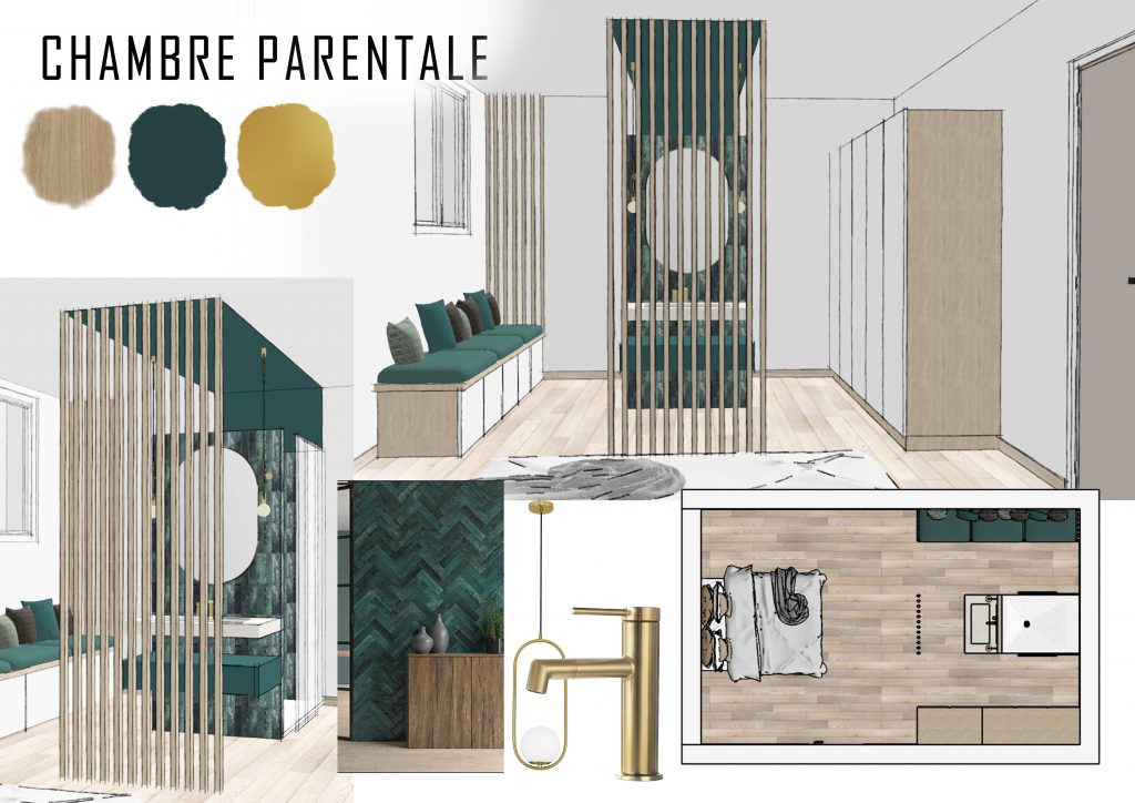 Planche ambiance chambre